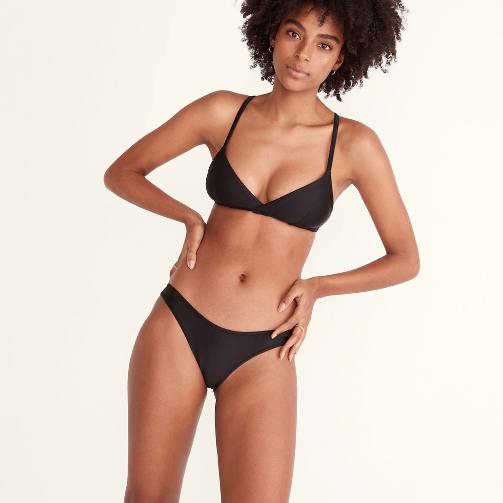 Madewell Second Wave Curved-Waist Bikini Bottom